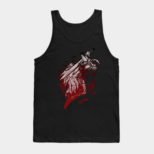 Abyss Watcher - Inkborne (dark variant) Tank Top by Kuyuan